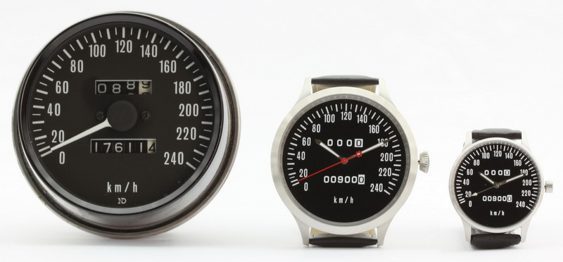 Z1, Z 900, KZ 900 Caliber 65 speedometer km/h and mph watches